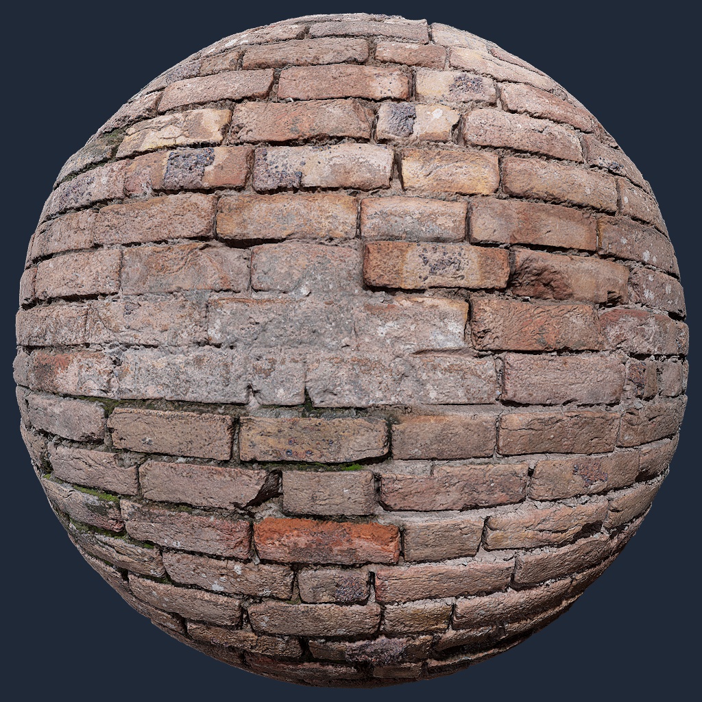 Weathered Brick Wall - weathered brick wall, weathered texture preview image