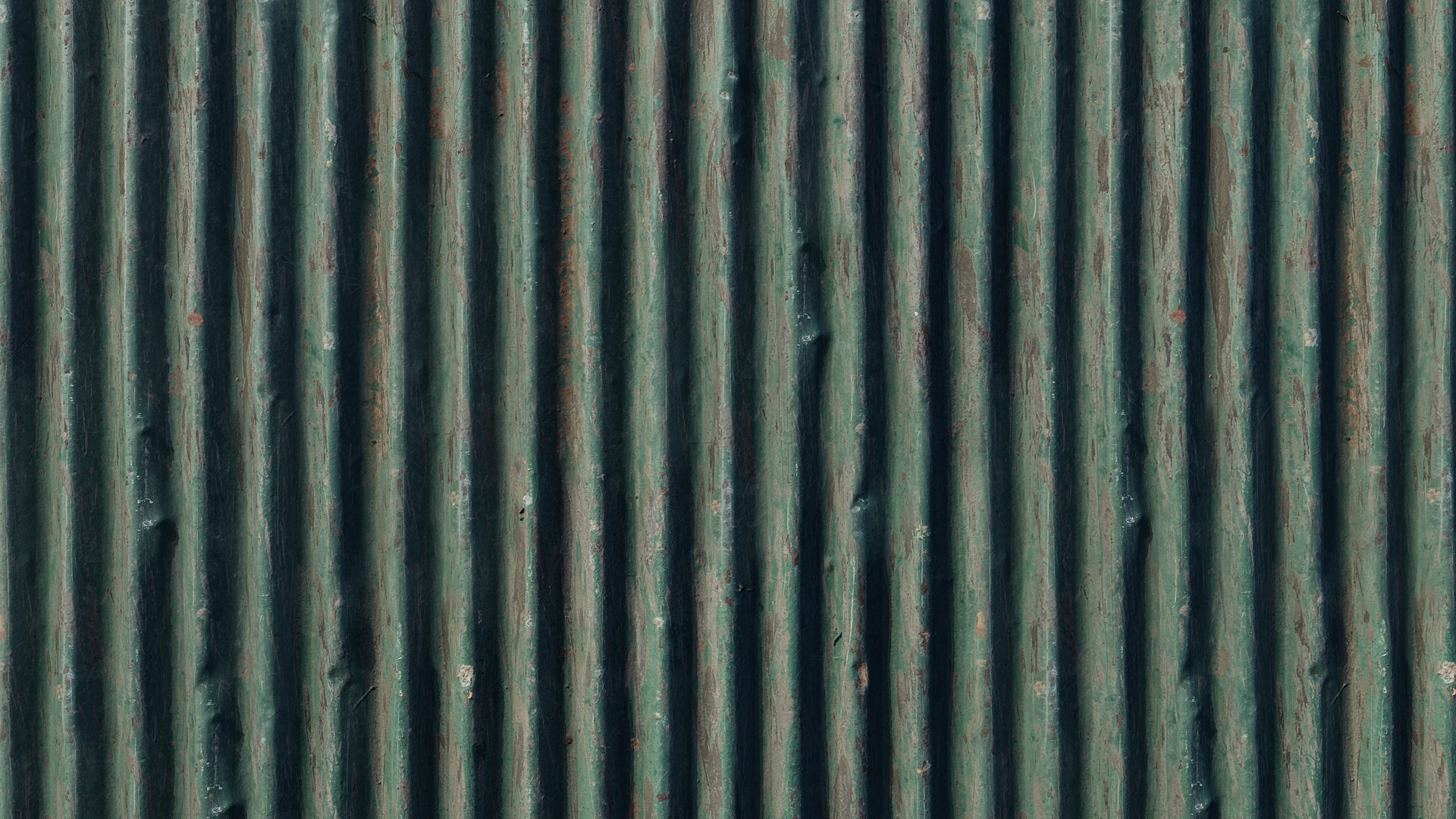 Green Corrugated Metal - green corrugated metal, green texture preview image