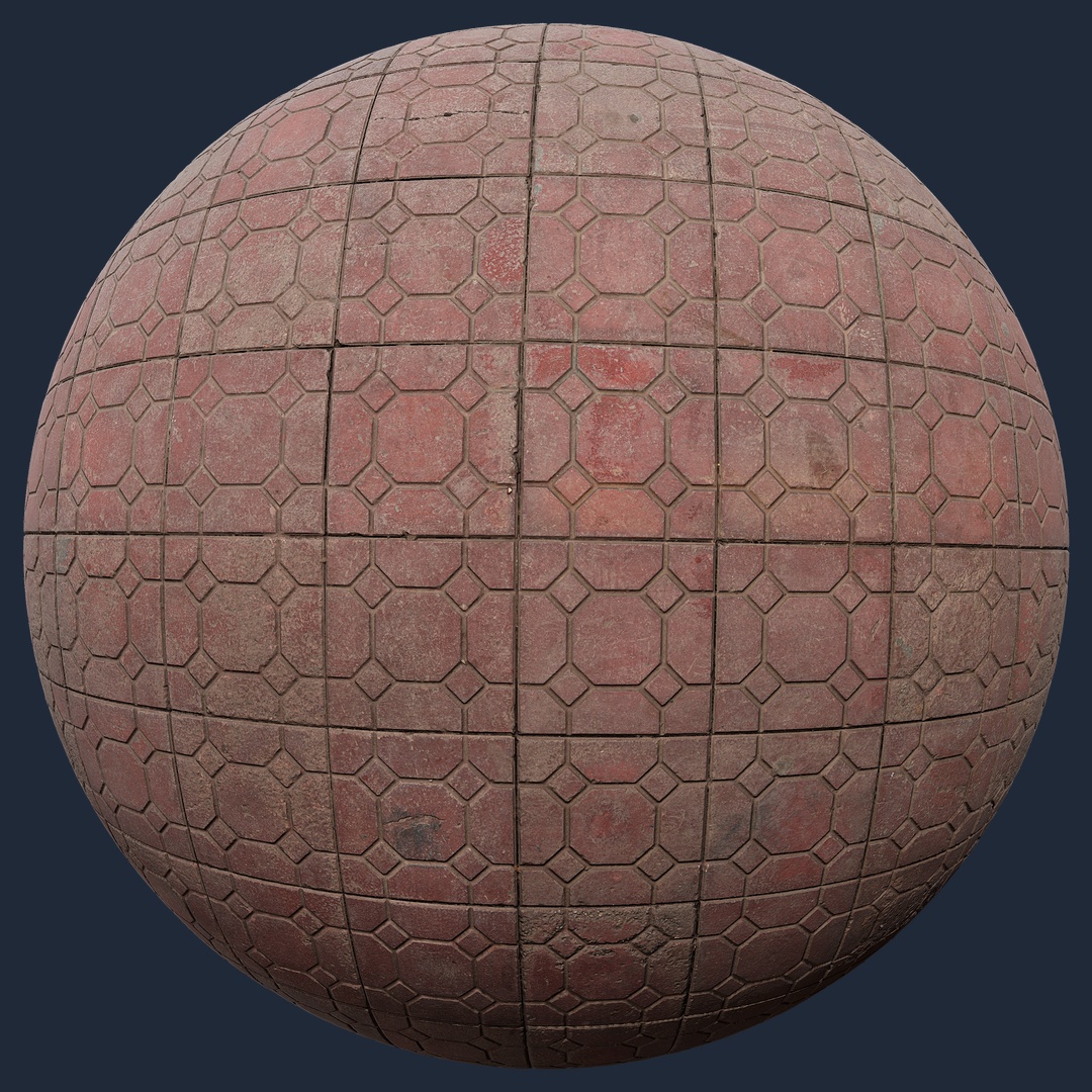 Red Paving Tiles - red paving tiles, red texture preview image