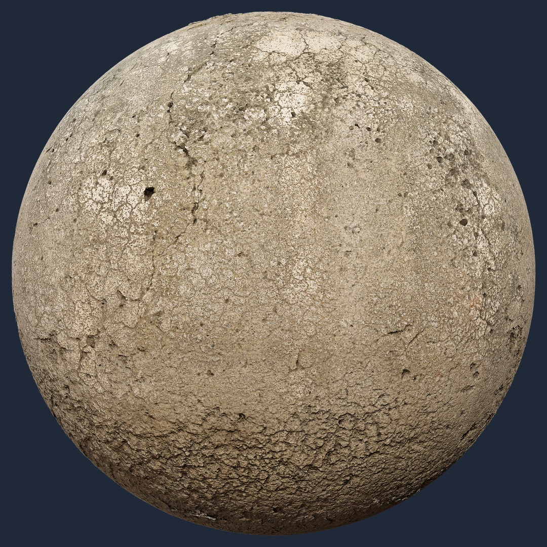 Cracked Weathered Concrete Wall - cracked weathered concrete wall, cracked texture preview image