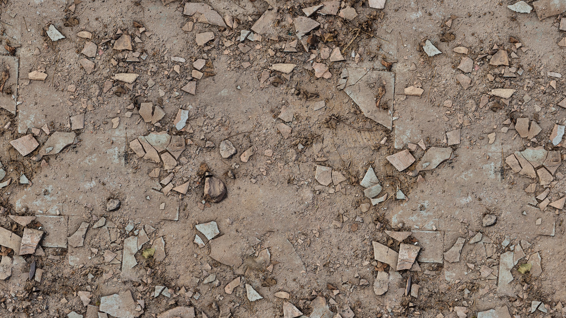 Broken Tile Ground - broken tile ground, broken texture preview image