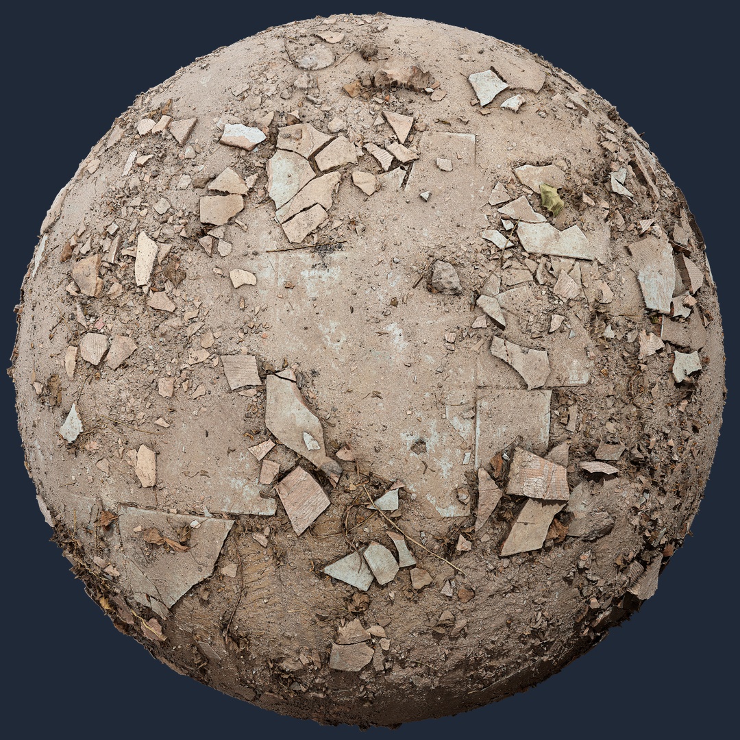 Broken Tile Ground - broken tile ground, broken texture preview image